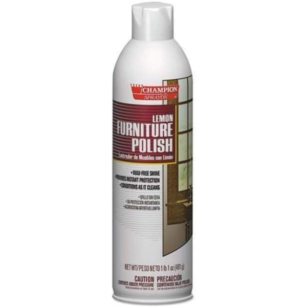 Chase Products Champions Sprayon Aerosol Wood & Floor Care Furniture Polish net 17 oz. 1 Can C5136-1 - main
